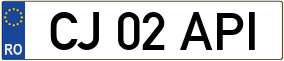 Truck License Plate